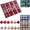 PCS Christmas Tree Pendant Gift Decoration Pendant Colored Balls Decorate Christmas Balls Show Ball