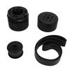 Belt Pulley Kit Long Water Pump Belt Pulley Kit Replacement for Chevy Engine 283 305 307