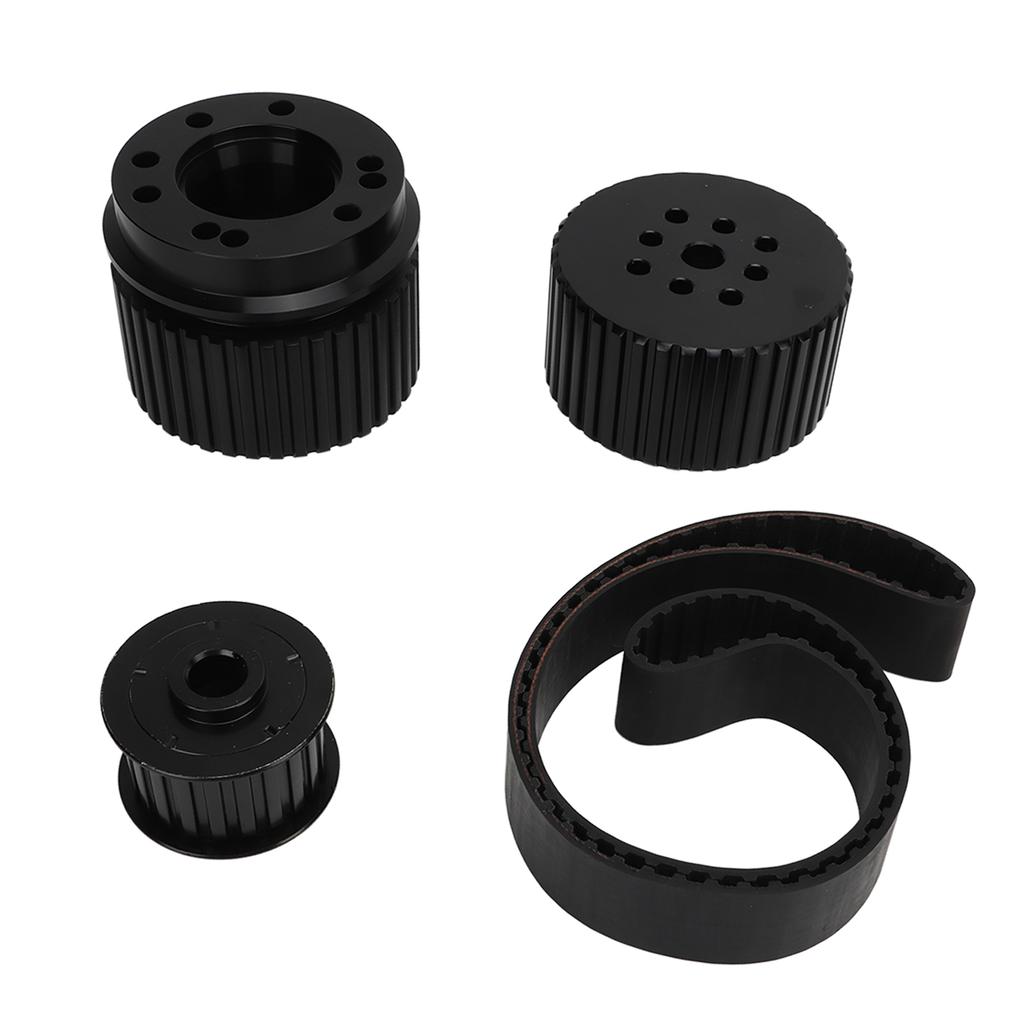 Belt Pulley Kit Long Water Pump Belt Pulley Kit Replacement for Chevy Engine 283 305 307