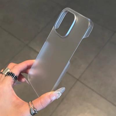 Carcasă Mată PC Transparentă Fără Ramă Pentru iPhone 17 16 13 14 15 12 11 Pro Max X XS XR Disipare Căldură Fără Margini Ultra Subțire