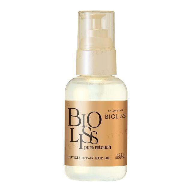 Kose - Bioliss Pure Retouch Cuticle Repair Hair Oil 80nl