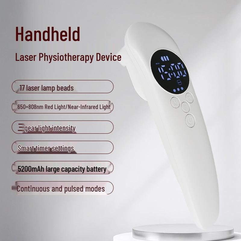 Portable Handheld Infrared Laser Therapy Device - 650nm & 808nm Red Light Therapy белый