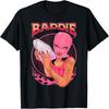 Baddie Bad Girl Stapel Geld Roze Stijl Pittig Karakter T-shirt