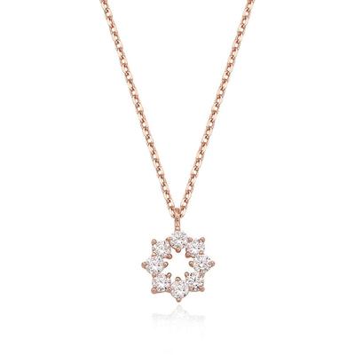 [Stonehenge]] Silver Necklace Sc1322