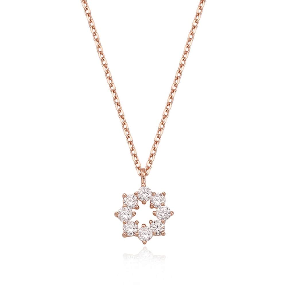 [Stonehenge]] Silver Necklace Sc1322