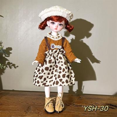 Trendy Fashion 30cm Doll Clothes Cute Casual 1/6 BJD Doll Outfit Set Pretty Girl Toy Gift (No Dolls and Shoes)