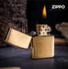 ZIPPO Brass Lighters Brass Brushed Brass