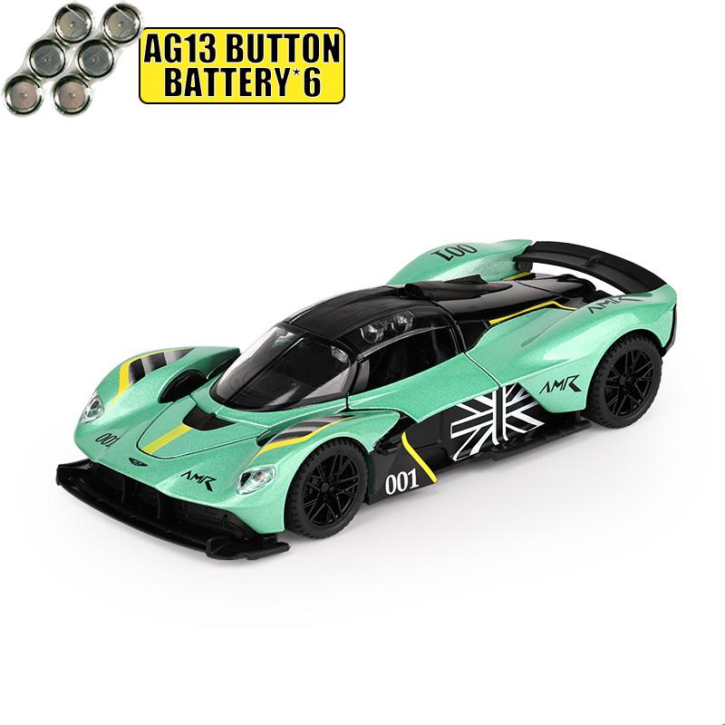 1/32 Aston Martin Valkyrie Supercar Alloy Metal Diecast Model Car Collectibles Boy’s Birthday Gift Home Trendy Ornaments & Gift