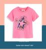 Girls' Embroidered Sequin Star Summer T-Shirt