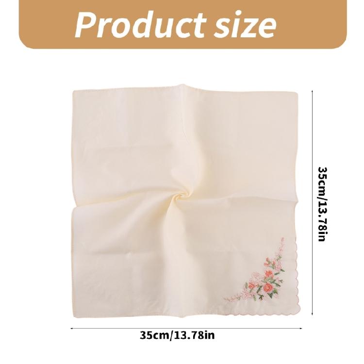 12 Stück Haltbarkeit und Weiches Taschentuch Mode Luxuriöses Taschentuch für Hochzeitsfeier Restaurant