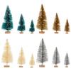 24Pcs Mini Christmas Tree Decor Set 35Cm 45Cm 65Cm 125Cm Realistic Simulated Xmas Tree Ornament for Desktop Table Fireplace