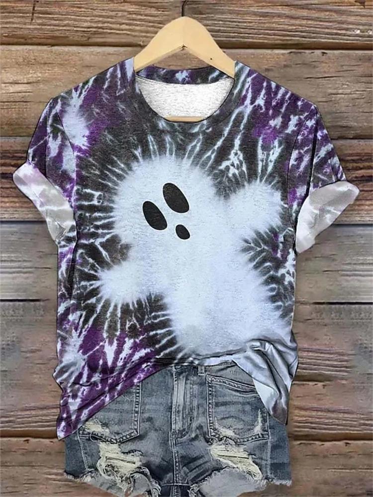 2026 Women's Fashionable Casual Round-Neck Short-Sleeve T-Shirt Bird-Print T-Shirt Trendy Streetwear Short-Sleeve Top