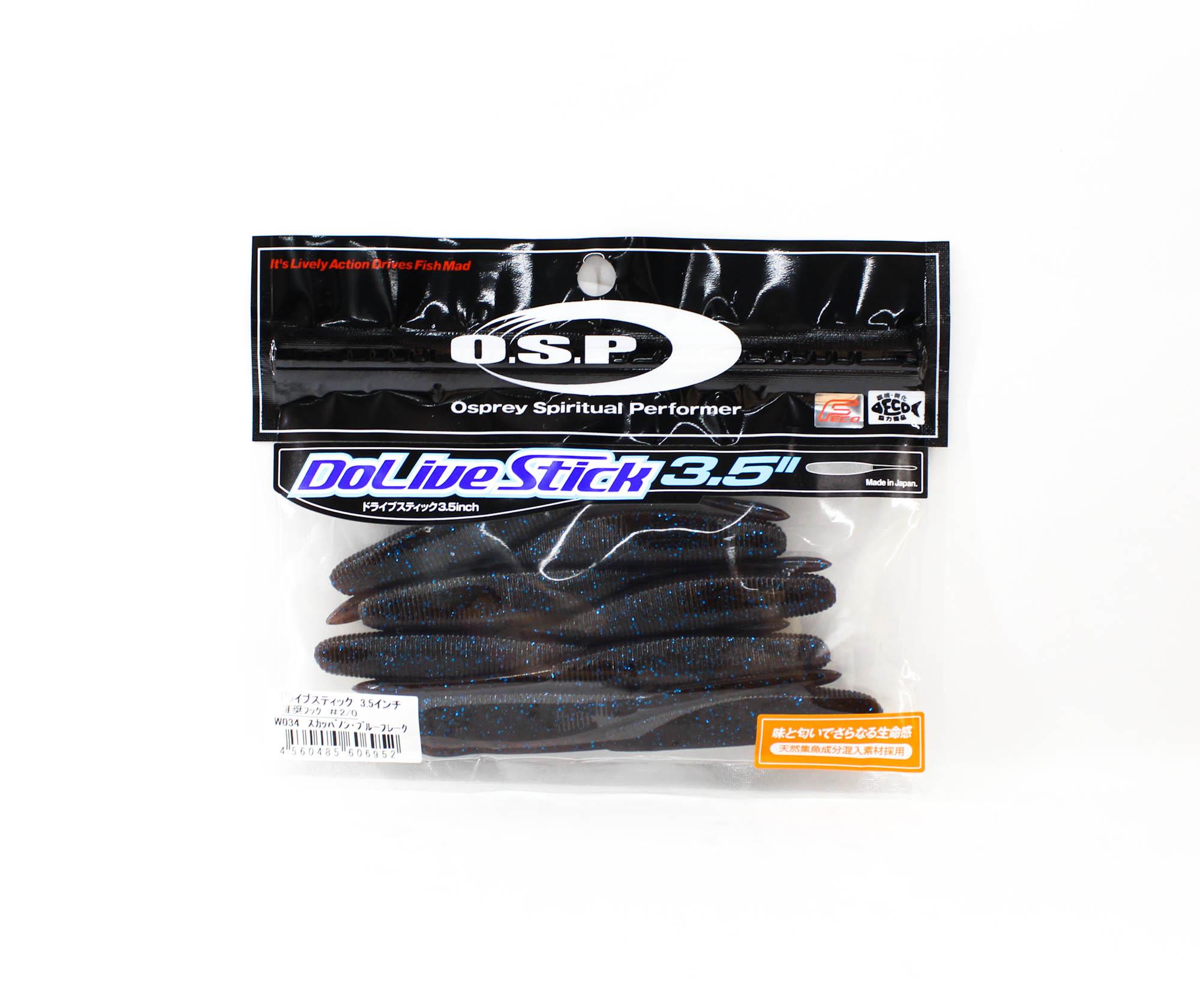 

Мягкая приманка OSP Dolive Stick 3,5 дюйма W-034 (6952)