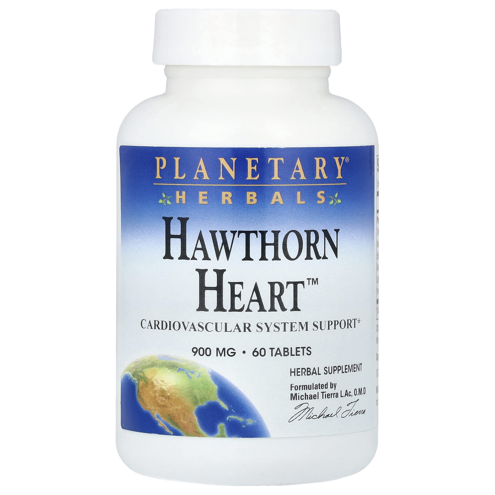 

Planetary Herbals, Глід Серце™, 900 мг, 60 таблеток