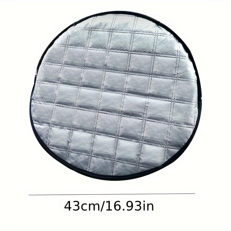 2Pcs Universal Car Steering Wheel Sunshade Cover - Heat Insulation & Sun Protection Protector for Summer