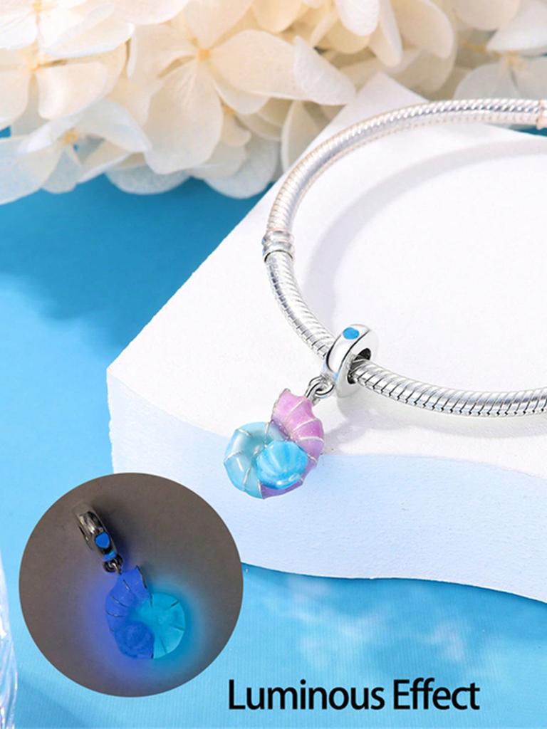 Charms Plata Blue Ocean Crab Sea Turtle Beads Copper Plated Fit Charms Copper Original Bracelet For Jewelry Making Diy Charm