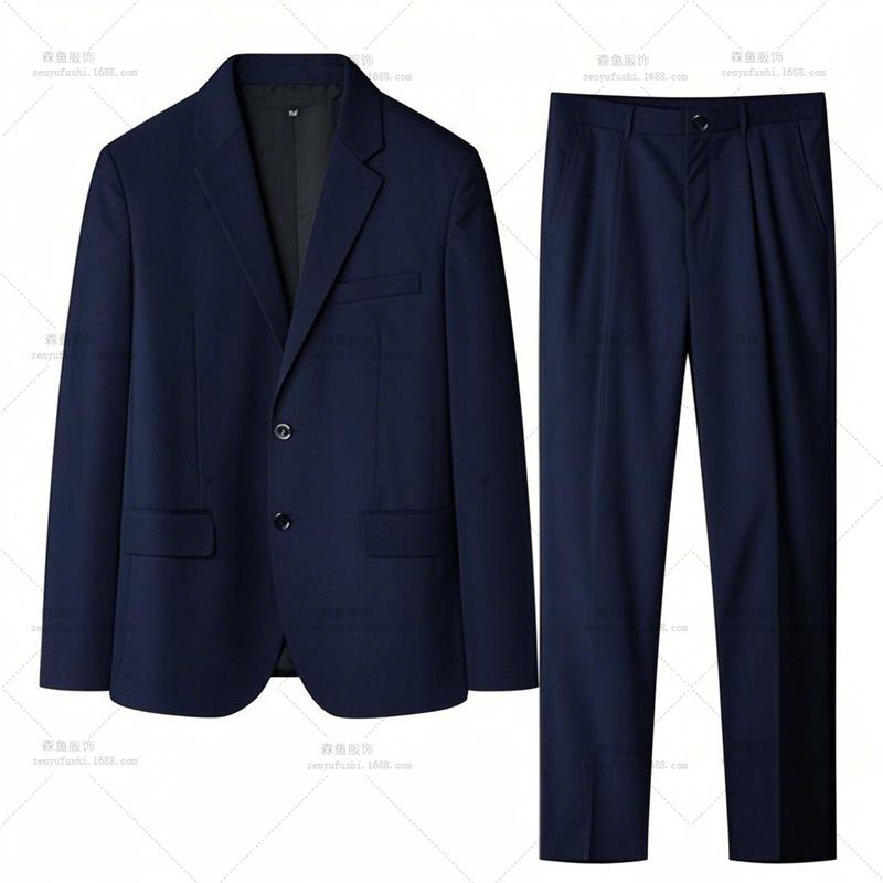 Spring and Autumn Suits, Men's Dresses, Groomsmen's Suits, Suits, Men's Two-piece Suits, Men's Small Suits for Work