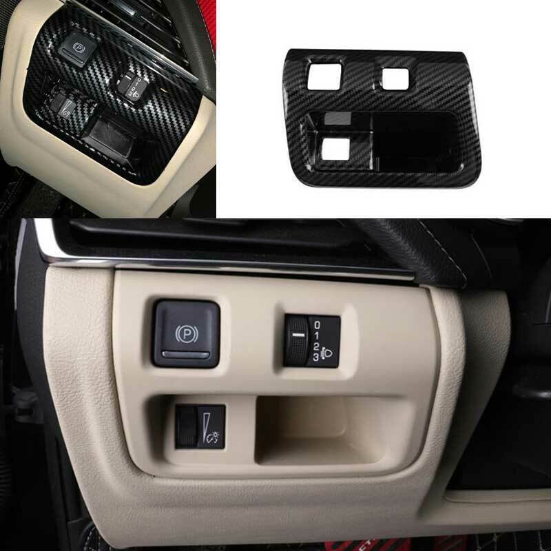 For Cadillac CT5 - Carbon Fiber Headlight Switch Control Frame Trim 1PCS