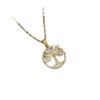 Elegant Rhinestone Lucky Tree Necklace for Women - Clavicle Chain Jewelry