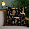 Ancient Egyptian Cushion Cover Soft Short Plush Double-Sided Printing Home Decor Machine Washable Pillow Case Gift