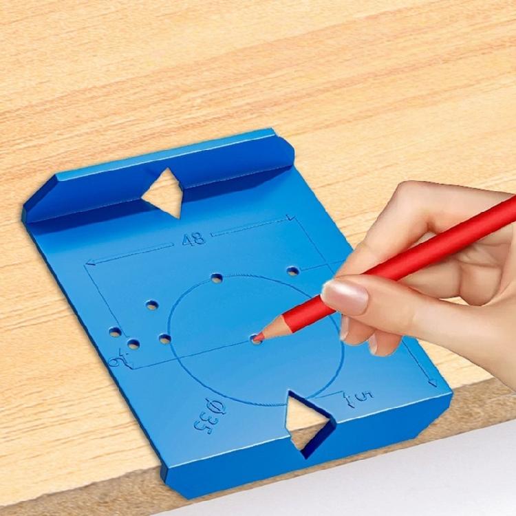 Concealed Hinge Jig Punch Locator Drill Guide Hinge Installation Jig Tool With Precisions Alignment For Home Improvement