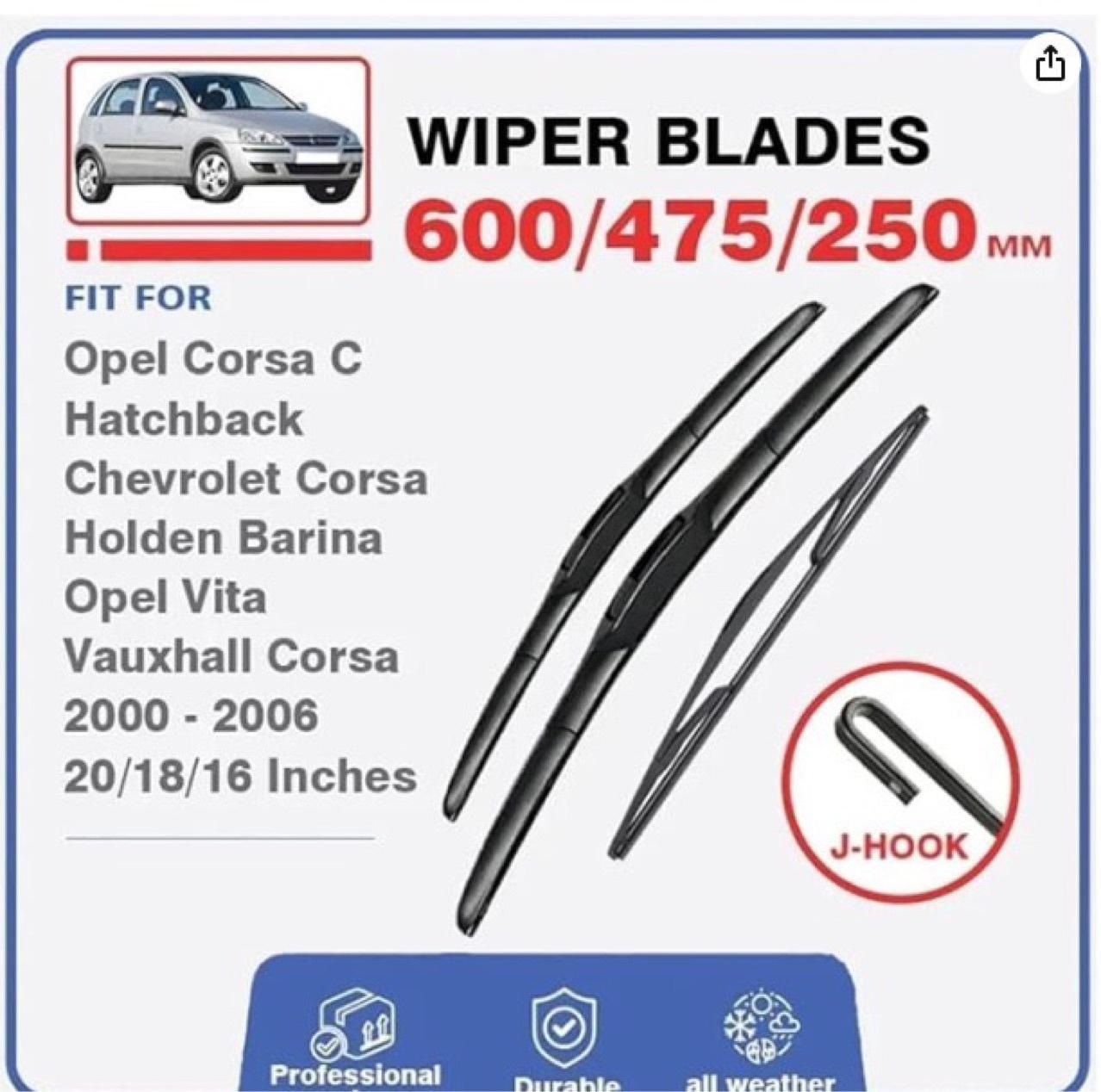 

For Opel Corsa C Hatchback 2000-2006 24 + 19 + 10