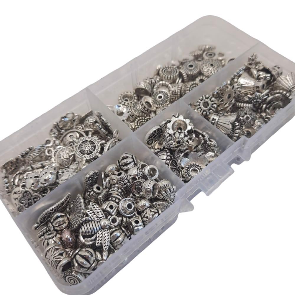 Zestaw Zawieszek Charms Koraliki Do Robienia Bransoletek Biżuterii Diy