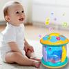 Kids' Music Game Drum With Ocean Projection Lamp, Interactive Toy For Crawling And TummyTime Development