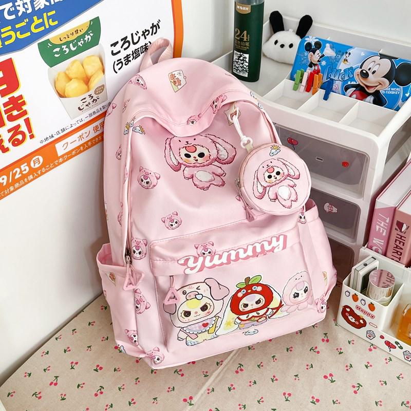 

New Cartoon Children s Backpack: Lightweight, Large Capacity, Versatile for Elementary and Kindergarten Use