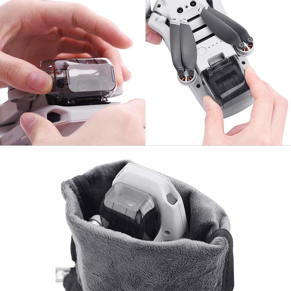 Lens Cover for DJI Mavic Mini/Mini 2/Mini SE Drone Protection Cap Anti-scratch Gimbal Camera Dustproof Cover Lens Hood Sunshade