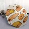 Capybara Themed Travel Umbrella-8 Ribs Automatic Opening and Closing, Portable Folding Design, Compact and Stylish Umbrella Suitable for Out