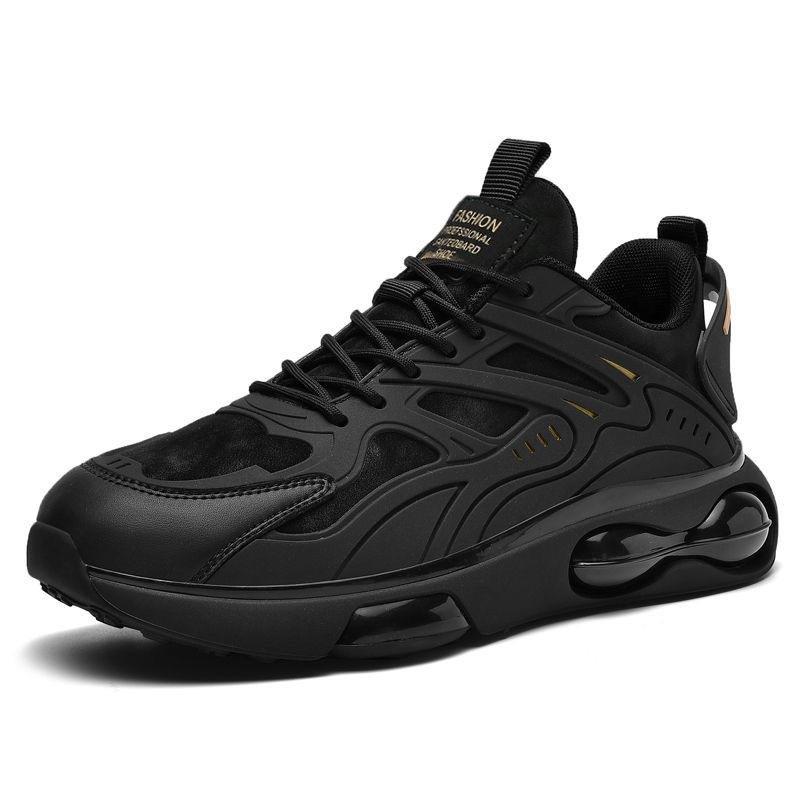 Herrenschuhe 2025 Frühling und Herbst neue atmungsaktive Schuhe Herren-Trend vielseitige Plateau-Freizeit-Sportschuhe Mesh Dad-Schuhe