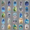 50 Bottles of Cat Doodle Stickers Personalized Cartoon Cute Cat Decorative Mobile Phone Water Cup Creative Stickers