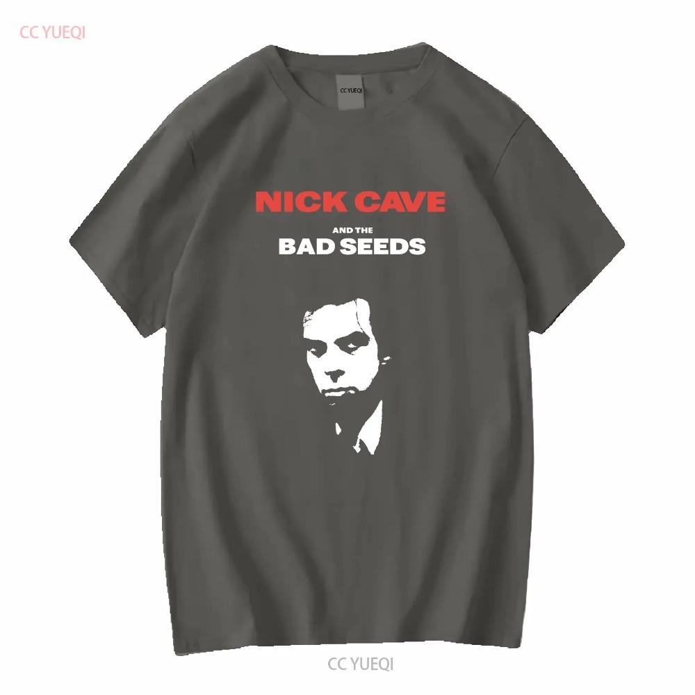 Tričko Nicka Cavea s dlouhým nebo krátkým rukávem vintage vyprané stylové designové oblečení měkké pánské pohodlné ležérní streetwear