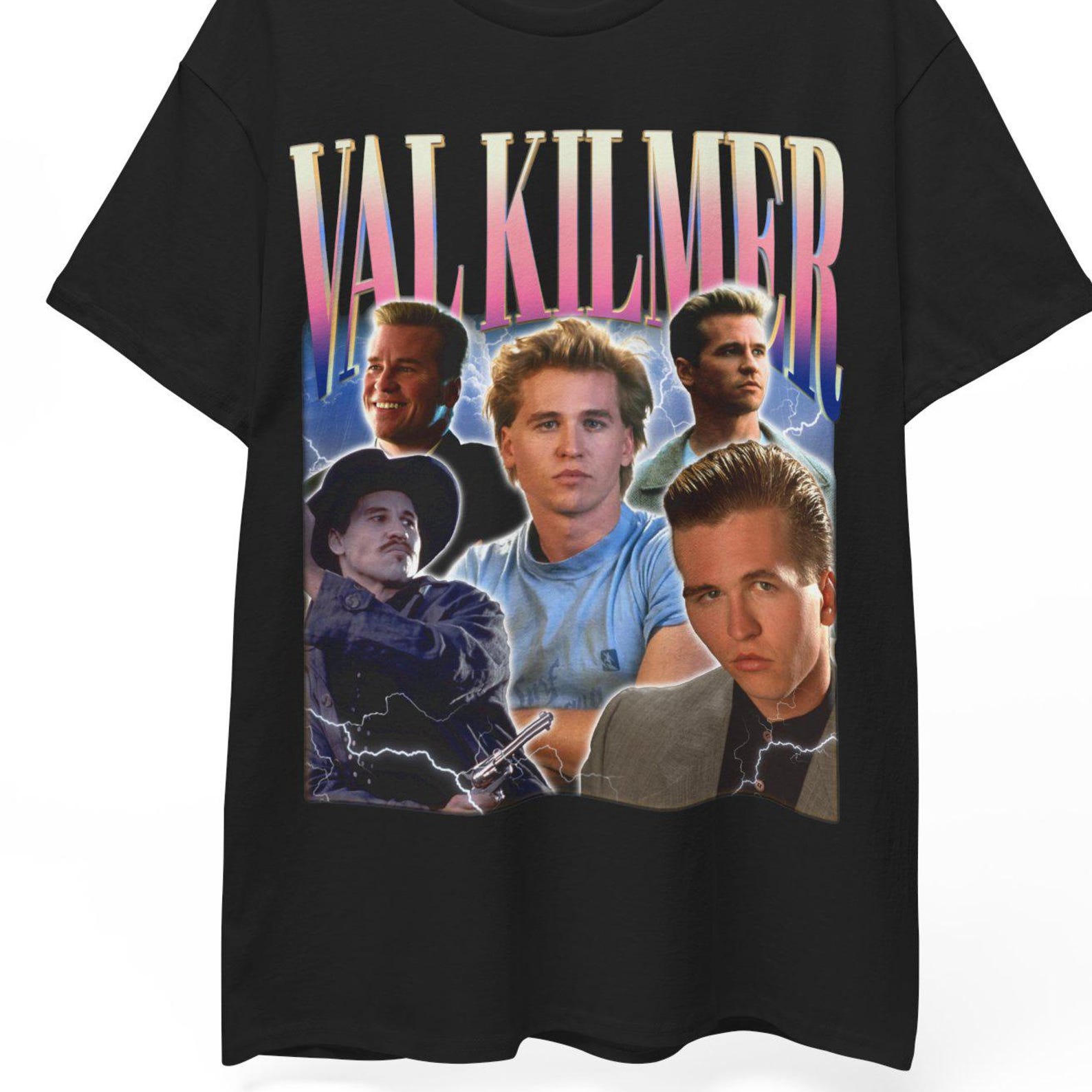 Retro Val Kilmer Graphic Tee, 90s Movie Fan Shirt 2XL