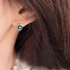 Niche Exquisite Emerald Green Gentle Style Pearl Earrings Earrings Palace Style Luxury Earrings