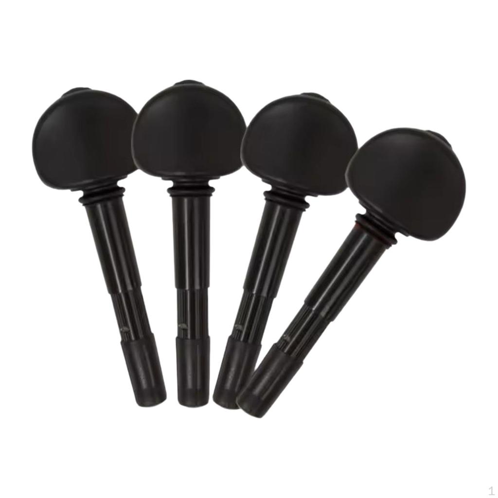 4 Pieces Mechanical Violin Fiddle Tuning Peg Set String Adjuster Musical Instrument Accessories