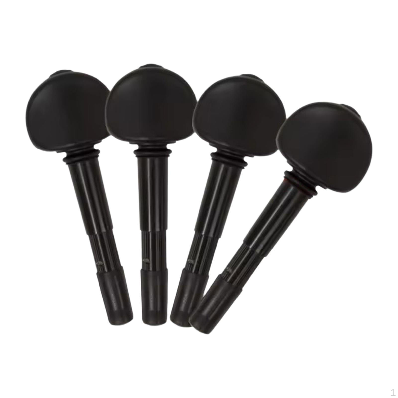 

4 Pieces Mechanical Violin Fiddle Tuning Peg Set String Adjuster Musical Instrument Accessories 7.2mm