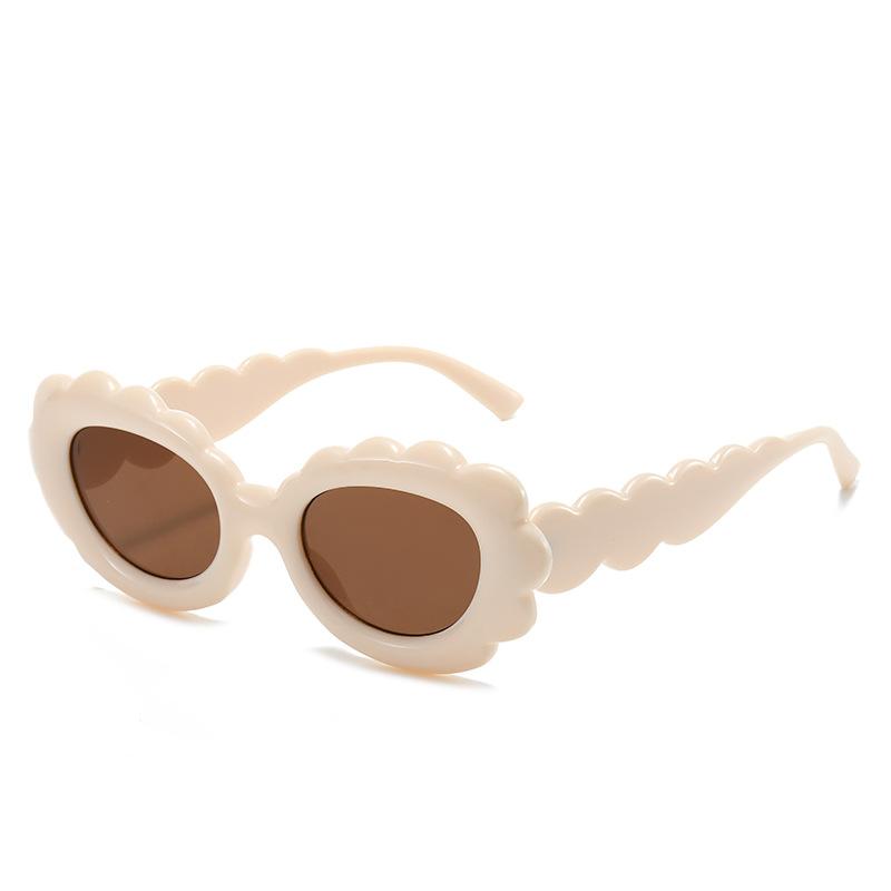 JYL Sunglasses Oval Cross Border Uv Protection Sunflower Designer Use 12116 A-18109 коби