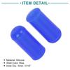 ACROPIX Silicone Blanking Cap Intake Vacuum Hose Tube Endven 4mm Blue 8pcs