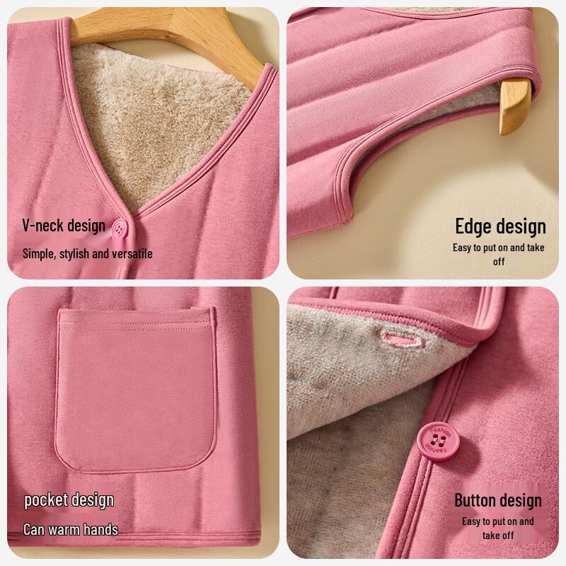 YUZHAOLIN Women's Thermal Fleece-Lined Vest