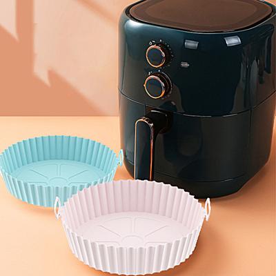 Air Fryer Liner Nützlicher runder, weicher Linien Air Fryer Korb Air Fryer Liner Ofenzubehör Air Fryer Korb für Instant Pot