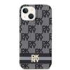 Dkny Dkhmp15Shcptsk Iphone 15 / 14 / 136.1 Czarny/Black Hardcase Iml Checkered Mono Pattern & Printed Stripes Magsafe