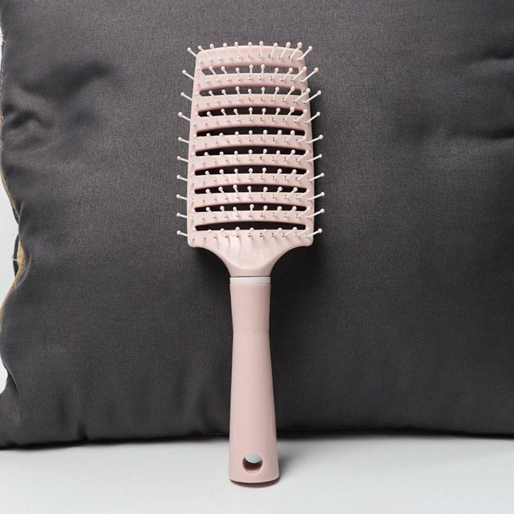 Schnelleres Föhnen Haarbürsten Belüfteter Gebogener Lockenkamm Mode Kissenbürste für Frauen