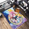 Cute Cartoon Theme Sailor Moon Tsukino Usagi Cartoon Rug Multifunctional Household Anti-slip Decorative Door Mat, Outdoor Floor Mat, and Carpet Y8