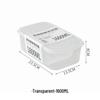 Transparent Food-Grade Fresh-Keeping Plastic Box with Lid for Refrigerator Use