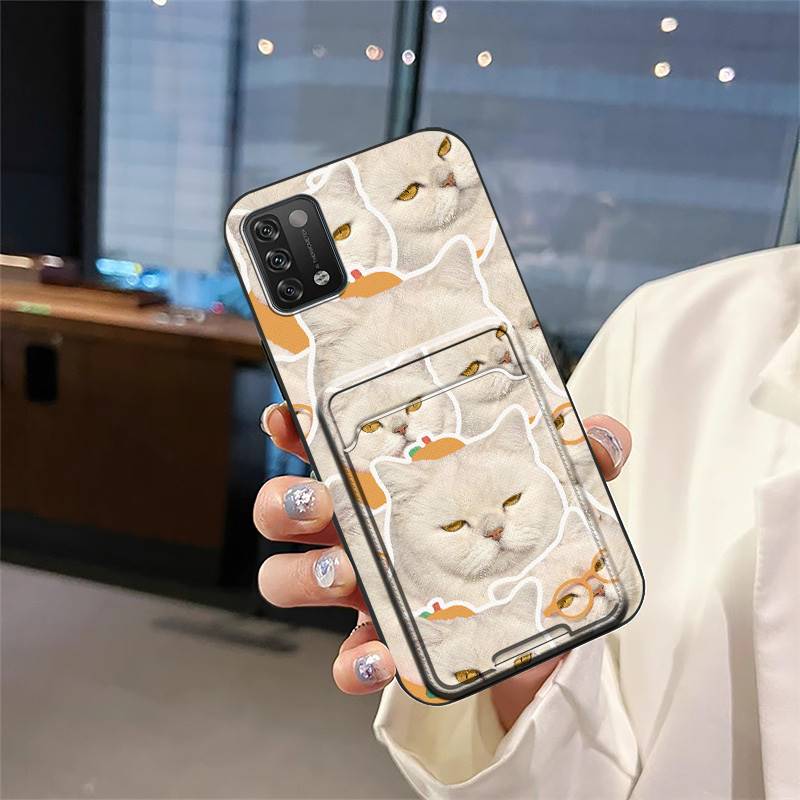Back Cover Card slot Phone Case For UMIDIGI A11 Dirt-resistant Silicone Graffiti Cartoon Anti-dust Anti-knock Waterproof