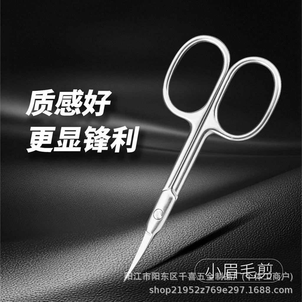 Russian Style 2.5mm Stainless Steel Scissors: Hangnail Remover, Nail Art & Portable Eyebrow Tool