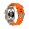 Compatible Silicone Explorer Band for Apple Watch Series 8, 9, and Ultra Models