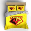 "Yellow Watford Logo Bedding Set" Bedding Duvet Cover Set Duvet Cover Pillowcases  (1 * Duvet Cover 2 * Pillowcases, Without Duvet Insert)